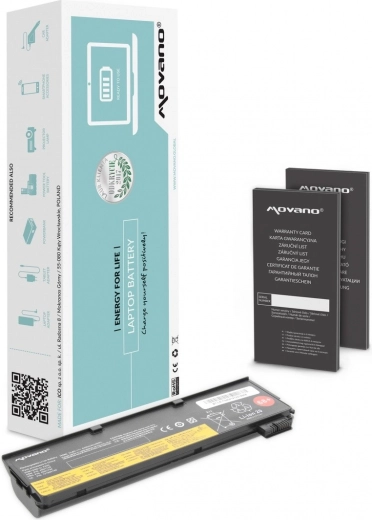 Movano baterija za Lenovo ThinkPad T440, T450s in X240 4400 mAh (48 Wh)