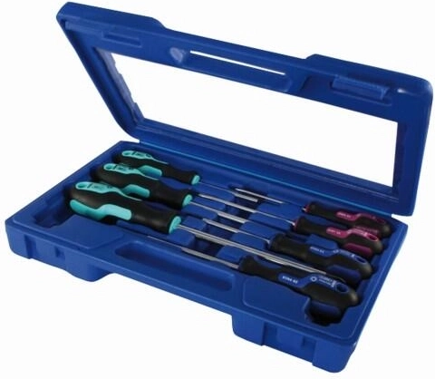 Profesionalni komplet izvijačev, 7-delni, PHILLIPS in POZIDRIV