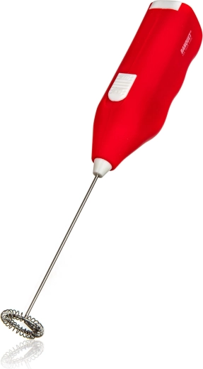 Ročni penilec mleka Culinaria Red, nerjaveče jeklo