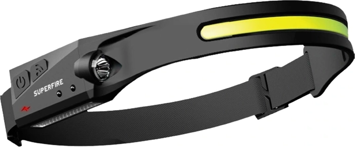 Superfire HL65 headlamp 430 lm with USB-C - 1 pc