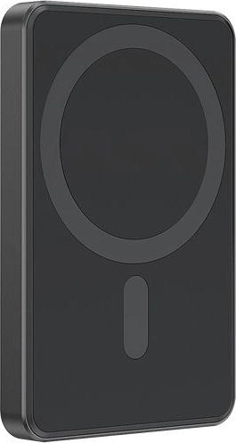 Magnetna brezžična powerbanka 5000 mAh 15 W črna