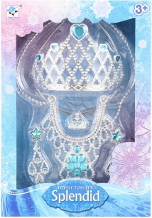 Komplet lepote s krono za otroke