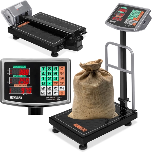 Industrijska platformna tehtnica 150 kg HUMBREG MH-191