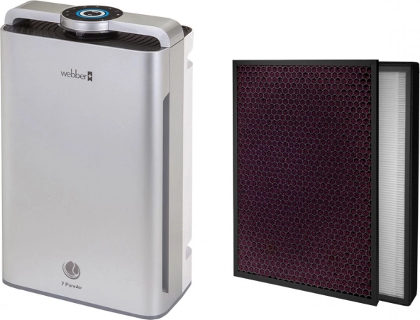 Čistilec zraka Webber AP9700 Wi‑Fi srebrn