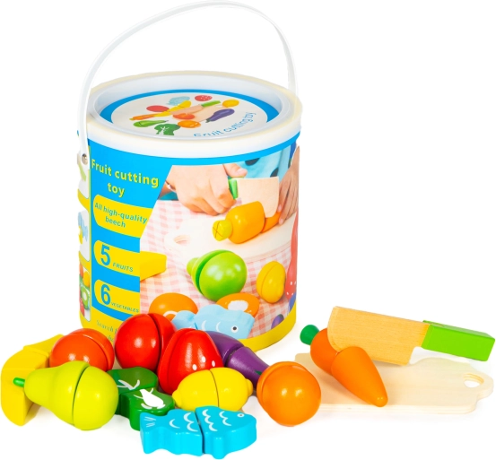 Leseno sadje in zelenjava za rezanje – 13 delov