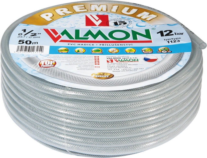 Prozorna PVC vrtna cev 32 mm (5/4") – 25 m
