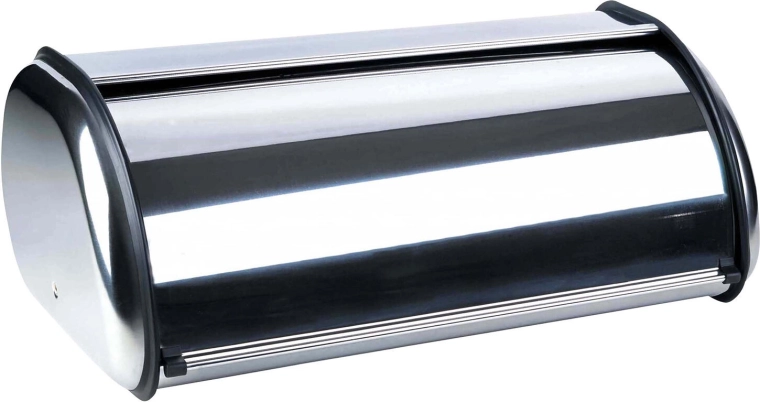 Nerjavno jeklena škatla za kruh AKCENT 36 × 24 × 15 cm