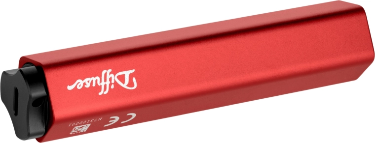 Žepna svetilka OLIGHT Diffuse Red 700 lm, USB‑C, 14500