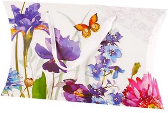 Papirnata darilna škatlica TORO rože 30 × 18 cm