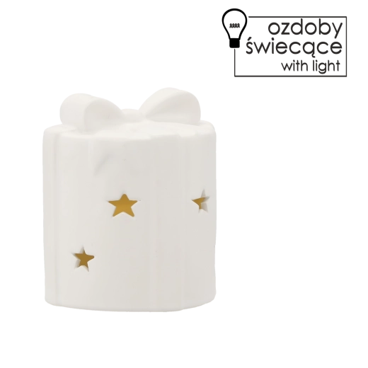 Božična LED figurica s svetlobo 10 × 10 × 11,7 cm