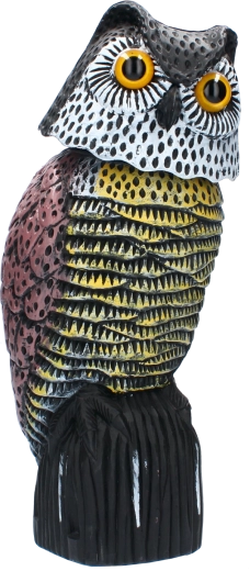 Odganjalec ptic – gibljiva sova 20 × 16 × 38 cm