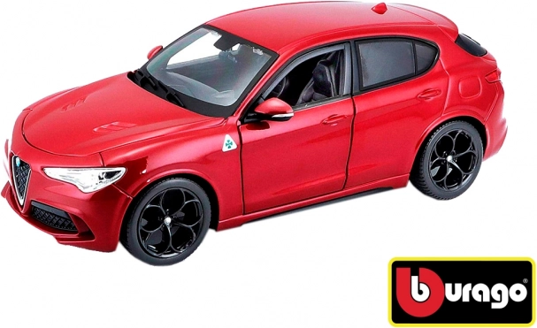 Bburago 1:24 Alfa Romeo Stelvio rdeča 18-21086R