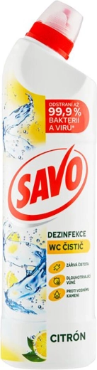 Savo WC čistilo limona brez klora 750 ml