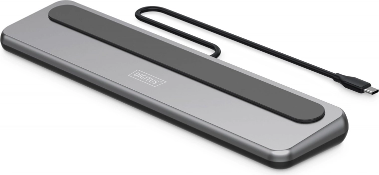 12‑portna priklopna postaja USB‑C 8K/30 Hz s HDR, 3 monitorji MST, HDMI, DisplayPort, USB‑C 3.2 Gen2, Gigabitni Ethernet, SD/microSD, PD 100 W