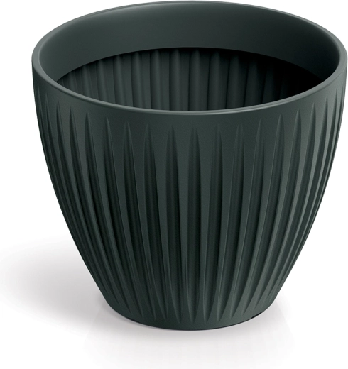 Plastičen cvetlični lonec Latia Round 30 cm antracit