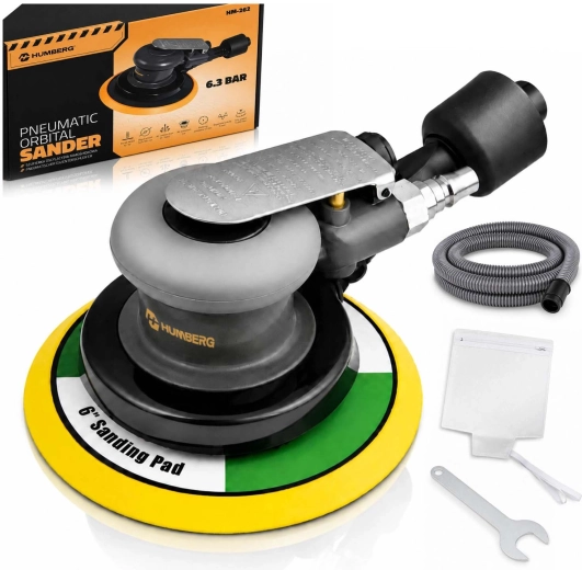 Pneumatic random orbital sander Humberg HM-262 12 0000 rpm