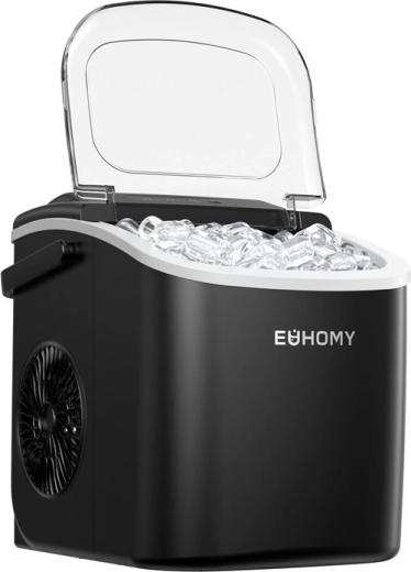 Euhomy IM001 izdelovalnik ledu 1,2 l 12 kg črn