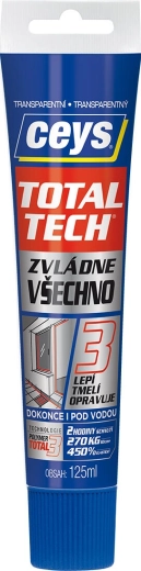 Univerzalno lepilo in tesnilna masa Total Tech Express Ceys – Transparentno