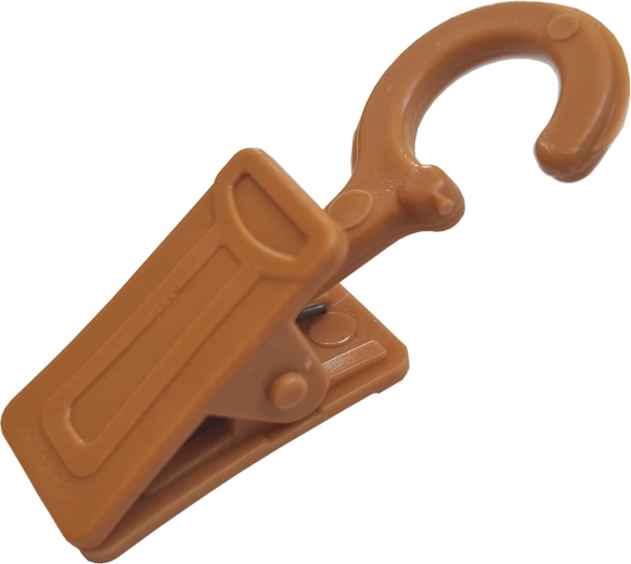 Plastični sponki za zavese češnja, 10 kos