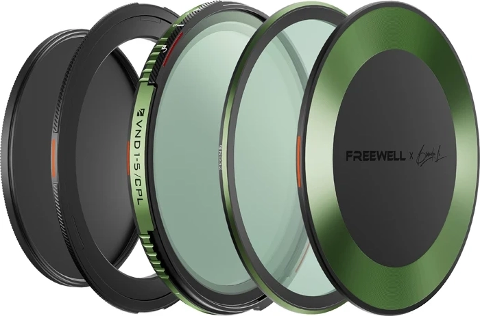 Komplet variabilnih filtrov ND/CPL Freewell Brandon Li 86 mm