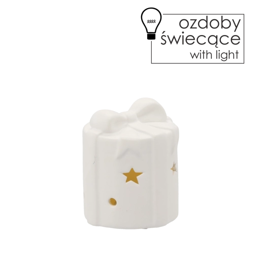 Božična svetleča figurica LED 8 × 8 × 9,5 cm