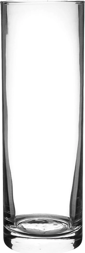 Steklena vaza Cylinder 10 × 40 cm prozorna