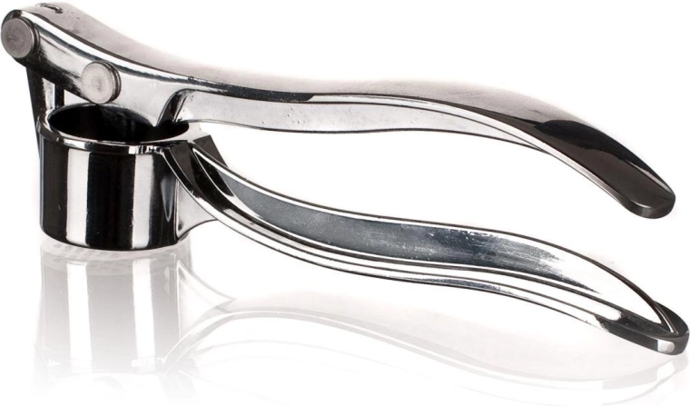 Stiskalnik za česen Culinaria 15,5 cm – kovinski s kromiranim premazom