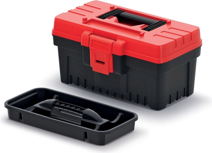 Škatla za orodje EVO brez predelkov 269 × 177 × 155 mm – rdeča