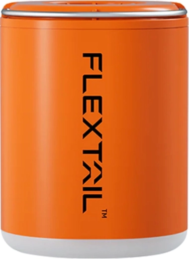 Flextail Tiny Pump 2X prenosna električna črpalka 3 v 1 z lanterno, oranžna