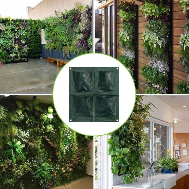 Stenska sadilna vreča - 4 žepi