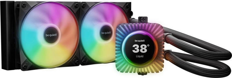 be quiet! Light Loop IO LCD 240 mm črno vodno hlajenje procesorja