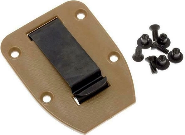 Sponka ESEE Clip Plate za nožnice modelov 3 in 4, rjava