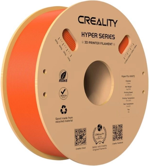 Oranžen filament CREALITY Hyper PLA 1,75 mm, 1 kg