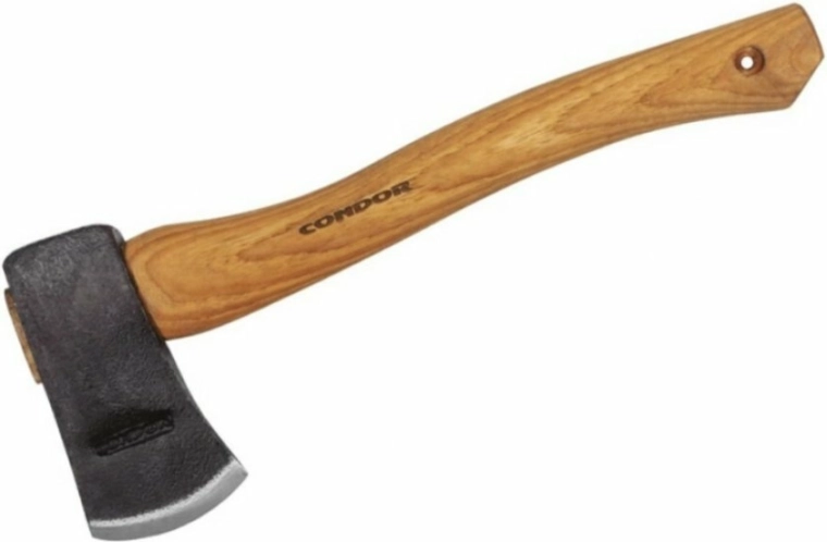 Kamperska sekira Condor Camping Hatchet z usnjenim etuijem