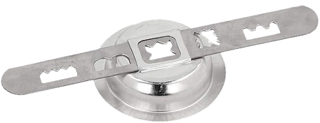 Modelirnik za piškote št. 8 iz nerjavnega jekla