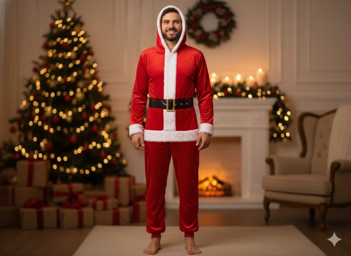 Enodelni kostum Božiček – velikost L