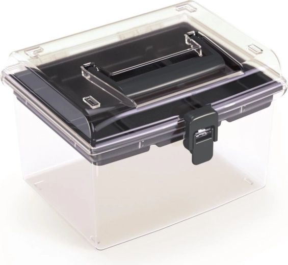 Plastični organizator s prozornim pokrovom 195 × 174 × 135 mm NUF HIGH