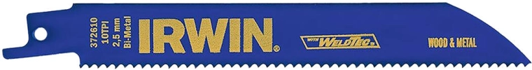 Žagine plošče za kovino in les za sabljaste žage 150 mm 10 TPI IRWIN (5 kos)