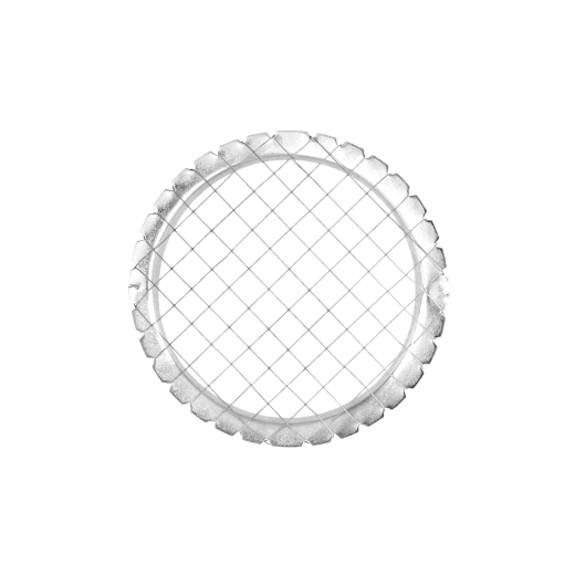 Rezalnik za solato z velikimi očesi iz nerjavnega jekla 9,5 cm