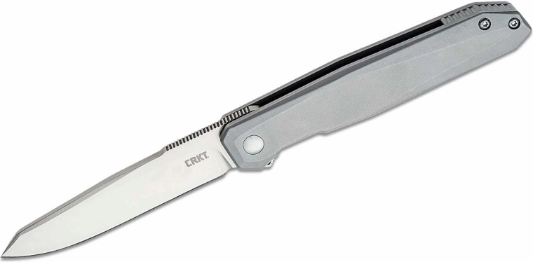 CRKT Facet srebrn žepni nož 8,6 cm, celokovinski