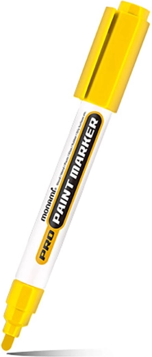 Popisni flomaster MONAMI Pro Paint Maker 2 mm – Rumena