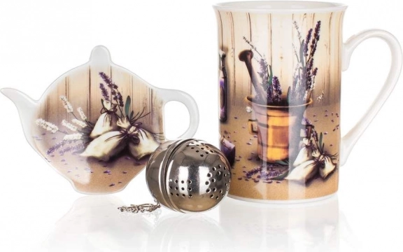 3-delni čajni set LAVENDER