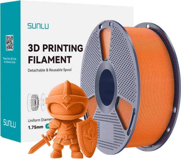 Sunlu PLA+ filament sončno oranžen