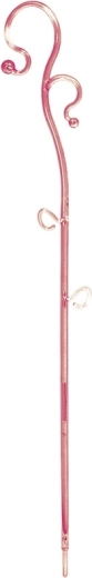Opora za orhideje Decor III rožnata prozorna 39 cm