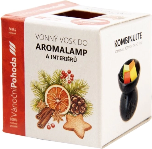 Dišeči vosek za aromalampico Božično udobje – kocke, 8 kos