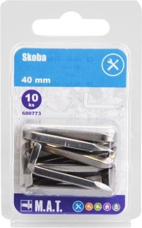 Sponka 40 mm sijoča (10 kos)
