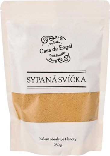 Bež vosek za nasipne sveče s 4 stenji 250 g
