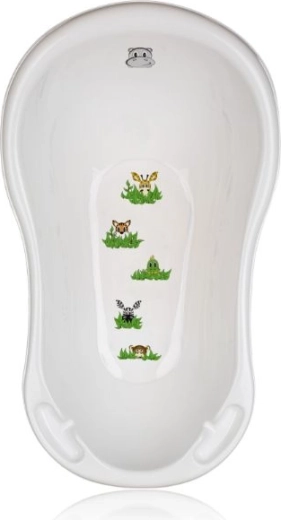 Otroška banjica 84 cm JUNGLE – bela
