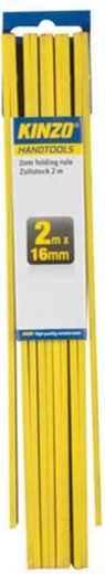 Zložljivo merilo 2 m 16 mm Kinzo