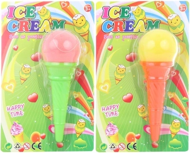 Izstreljevalni sladoled – penasta žogica na vrvici